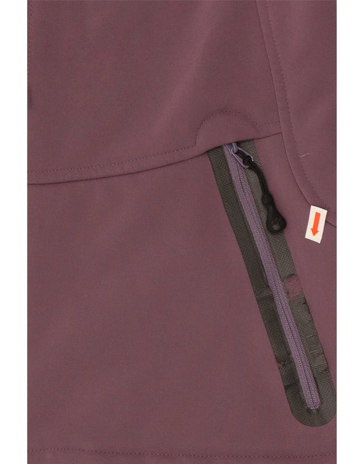 Jack Wolfskin Womens Windbreaker Jacket UK 8 Small Purple Polyester