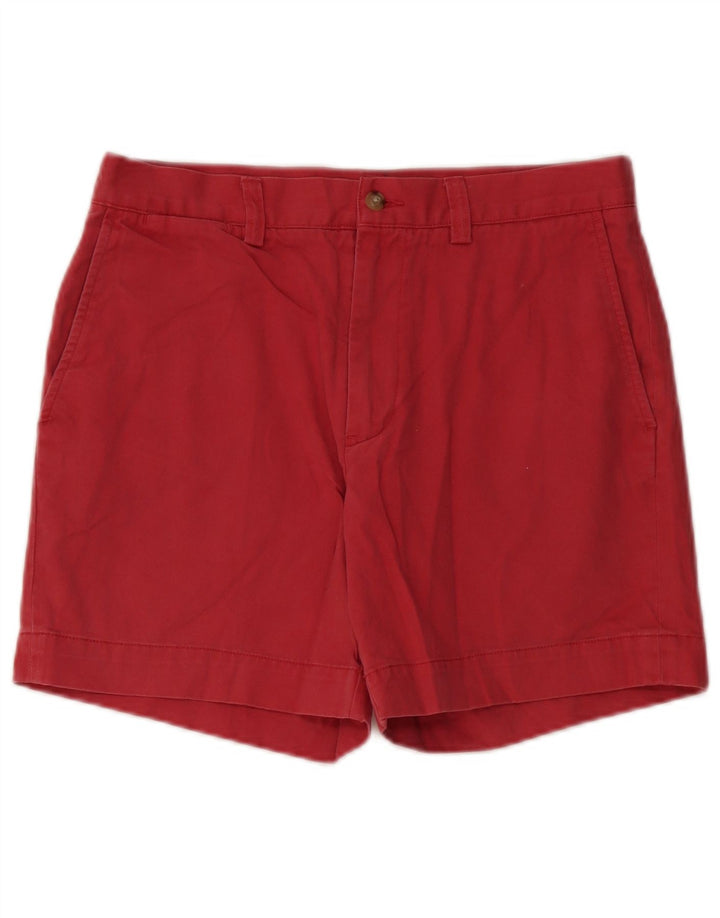 POLO RALPH LAUREN Mens Chino Shorts W31 Medium Red Cotton