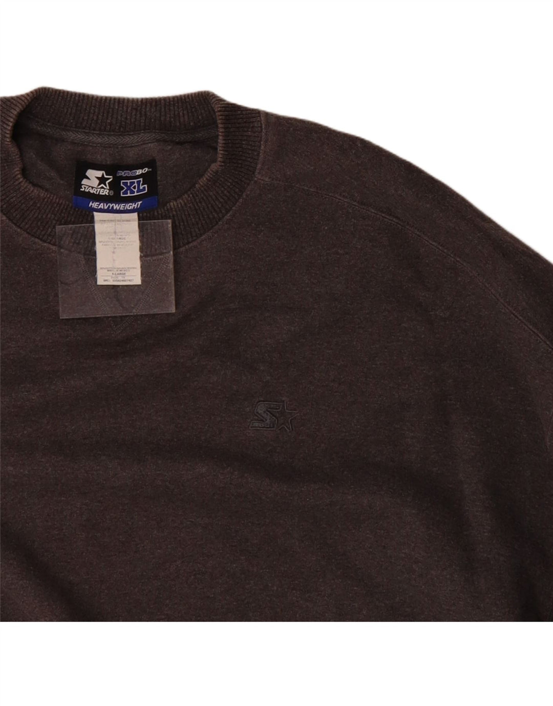 STARTER Mens Sweatshirt Jumper XL Grey Cotton Vintage Starter and Second-Hand Starter from Messina Hembry 