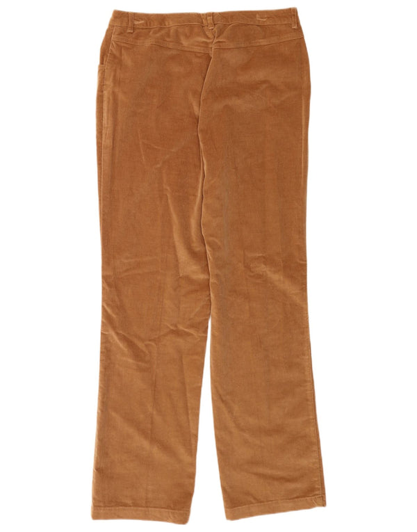 Brooks Brothers Womens Straight Corduroy Trousers US 12 Large W32 L32 Beige