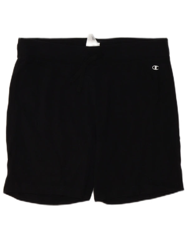 Champion Womens Sport Shorts  UK 18 XL Black Cotton