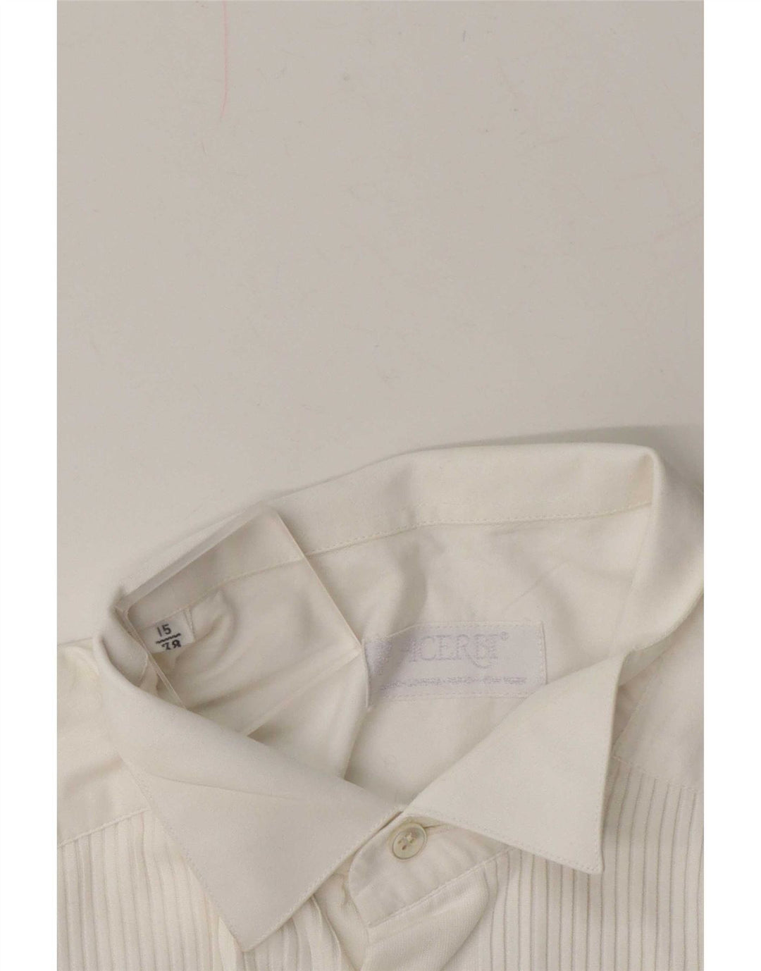 Acerbi Mens Formal Shirt Size 38 15 Medium White