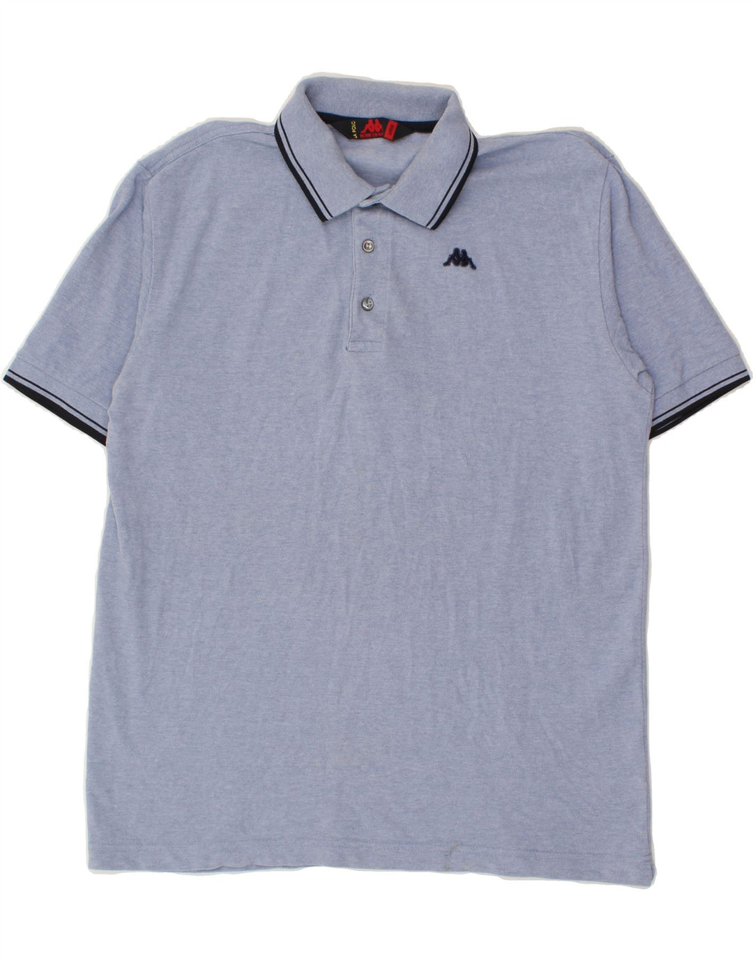 KAPPA Mens Polo Shirt Large Blue Cotton Vintage Kappa and Second-Hand Kappa from Messina Hembry 