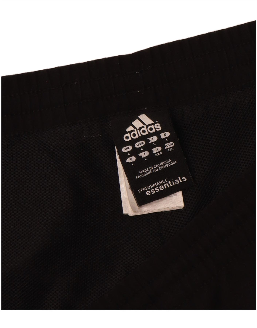 Adidas Mens Climalite Sport Shorts Large Black Polyester