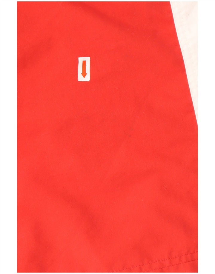 SERGIO TACCHINI Mens Graphic Swimming Shorts XL  Red Colourblock Polyester