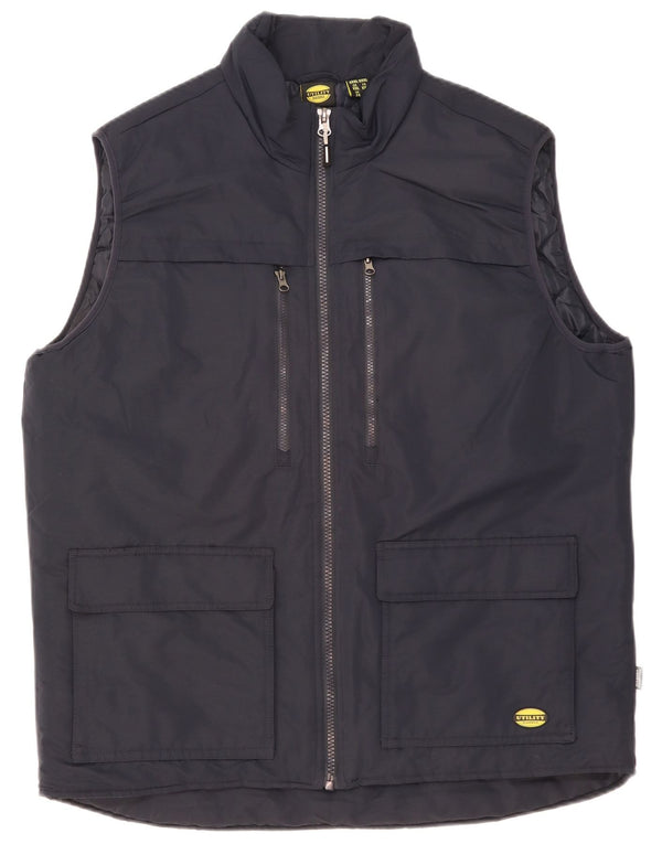 Diadora Womens Utility Gilet UK 24 3XL Navy Blue Polyester