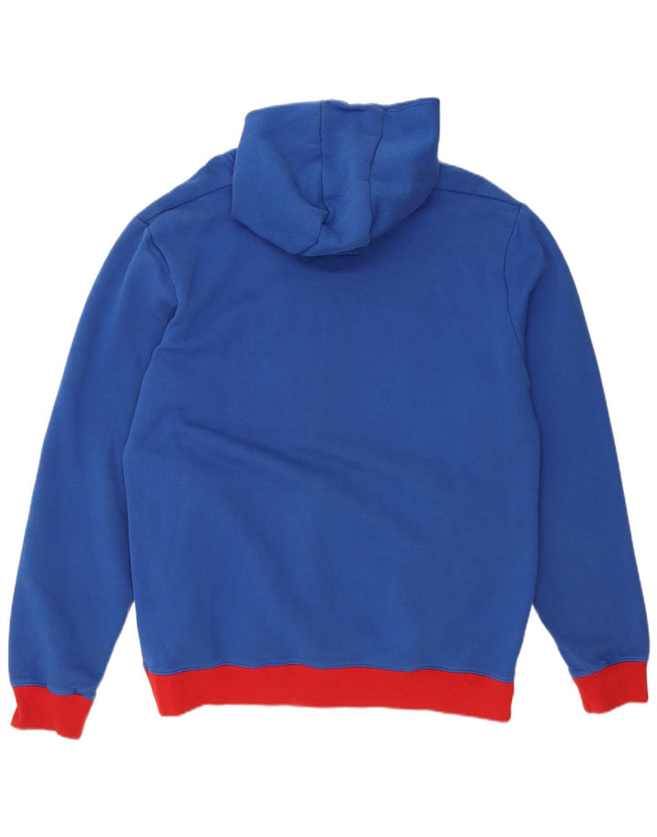 G-STAR Mens Graphic Hoodie Jumper 2XL Blue Colourblock Cotton