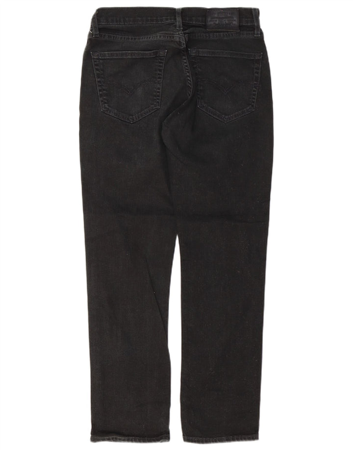 Levi's Mens Straight Jeans W31 L28 Black Cotton
