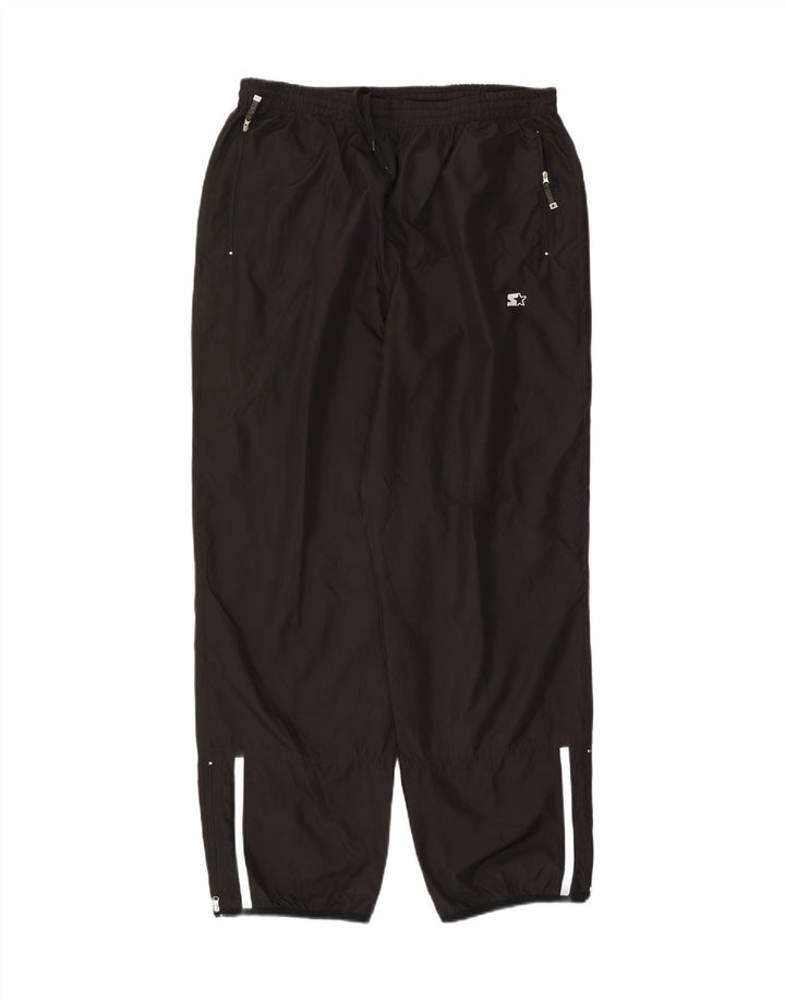 STARTER Mens Tracksuit Trousers Large  Black Polyester Vintage Starter and Second-Hand Starter from Messina Hembry 