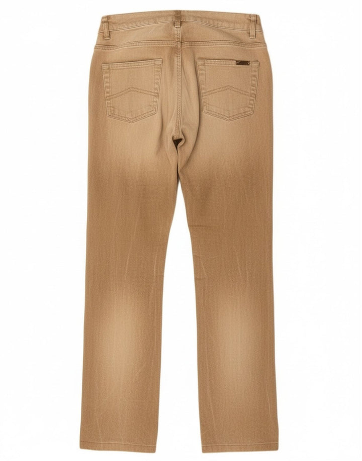 Marlboro Classics Womens Straight Jeans W29 L30 Beige Cotton