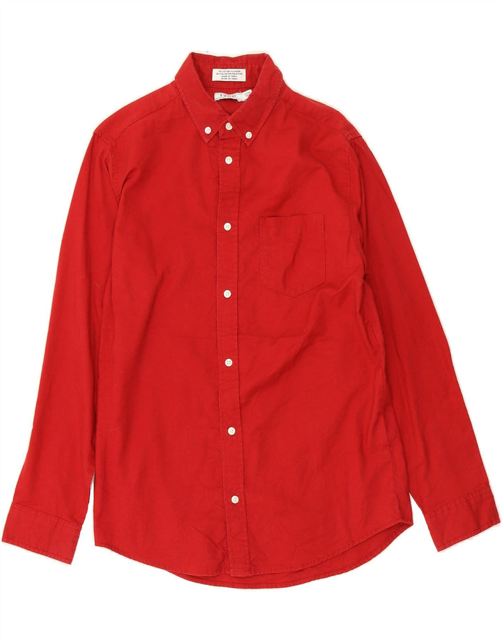IZOD Boys Shirt 14-15 Years Large  Red Cotton Vintage Izod and Second-Hand Izod from Messina Hembry 
