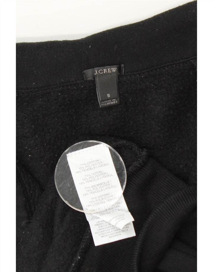 J. Crew Mens Tracksuit Top Jacket UK 10 Small Black Cotton