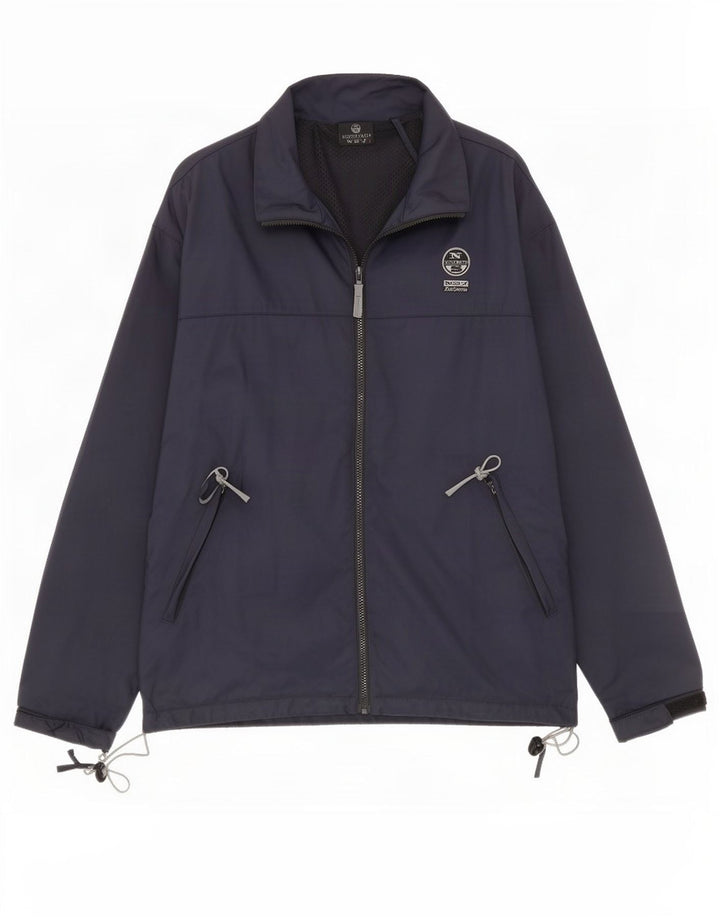 North Sails Mens Rain Jacket UK 42 XL Navy Blue Polyamide
