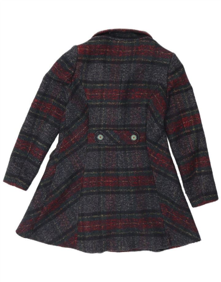 JOE BROWNS Womens Double Breasted Coat UK 10 Small  Multicoloured Check