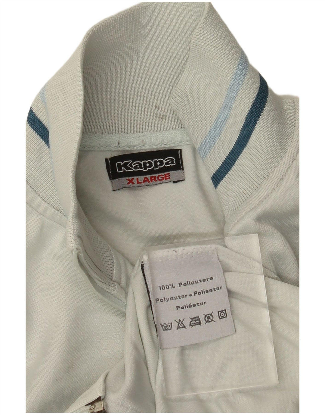 KAPPA Womens Crop Tracksuit Top Jacket UK 18 XL Green Polyester