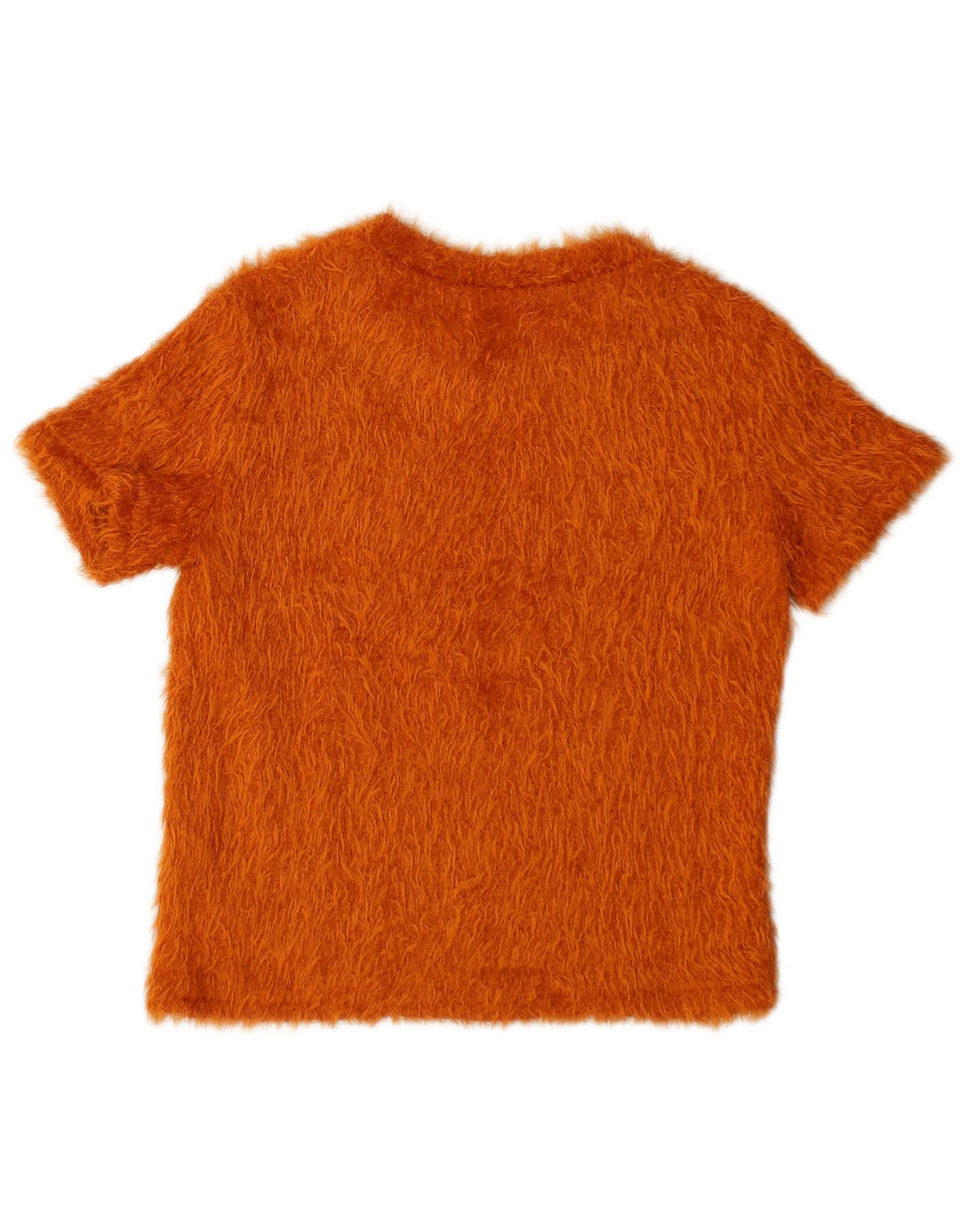 Zara Womens T-Shirt Top UK 10 Small Orange Polyester