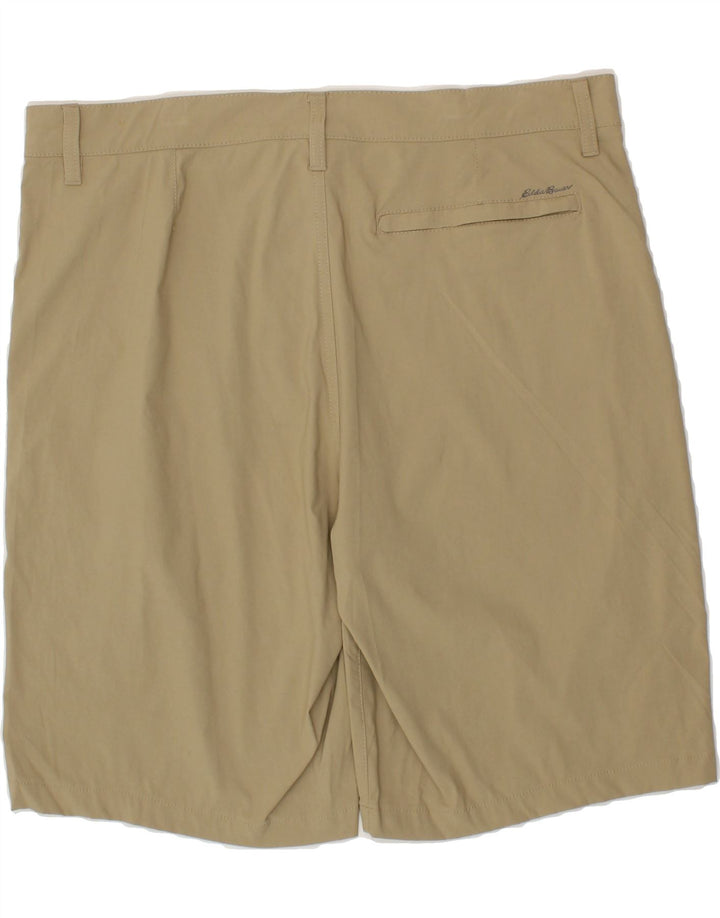 EDDIE BAUER Mens Chino Shorts W36 Large Beige Nylon Vintage Eddie Bauer and Second-Hand Eddie Bauer from Messina Hembry 