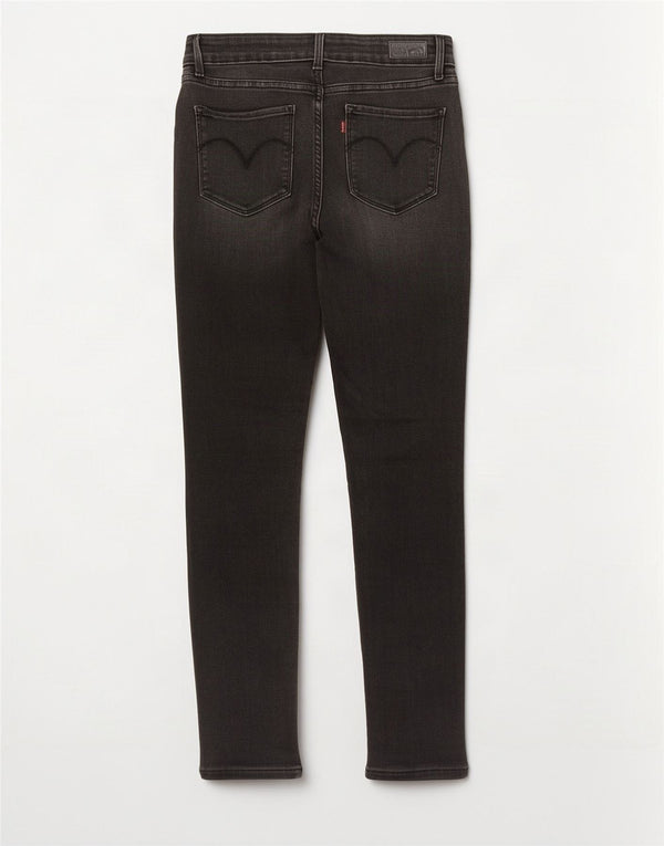 Levi's Womens Demi Curve Mid Rise Skinny Jeans US 4 Small W27 L30 Black