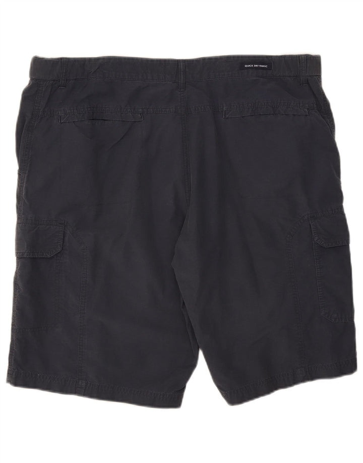 Marks & Spencer Mens Cargo Shorts W40 XL Navy Blue