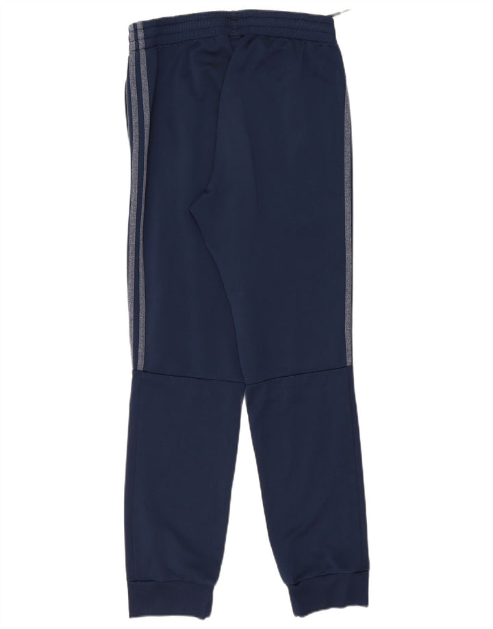 Adidas Mens Tracksuit Trousers Joggers Medium  Navy Blue Polyester