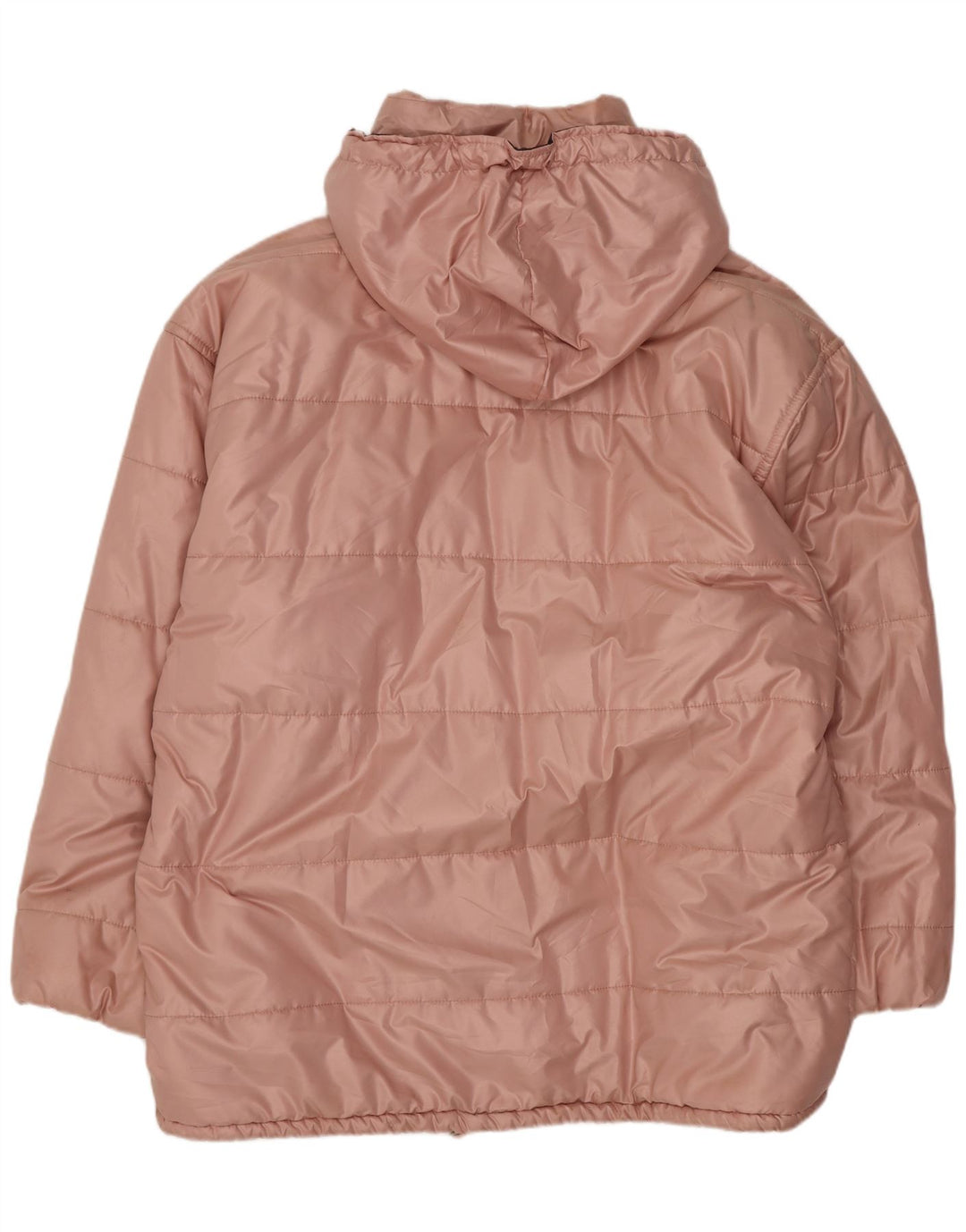 Belfe & Womens Hooded Oversized Padded Jacket IT 46 Large Pink Polyester
