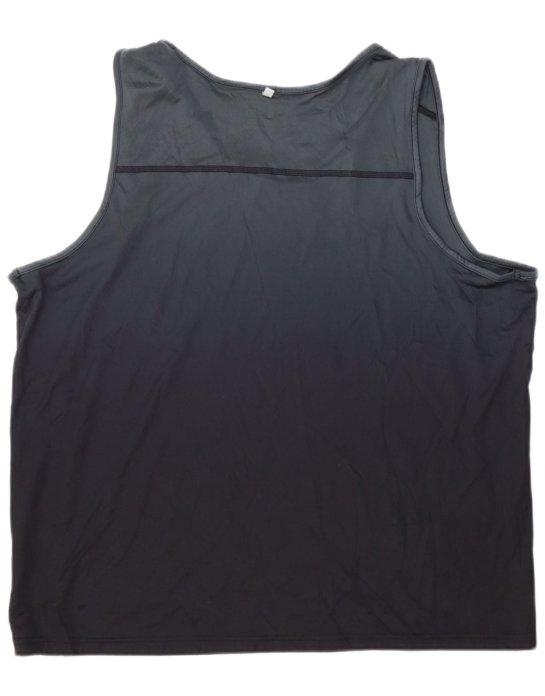 RUSSELL ATHLETIC Mens Vest Top UK 46/48 XL Black Polyester