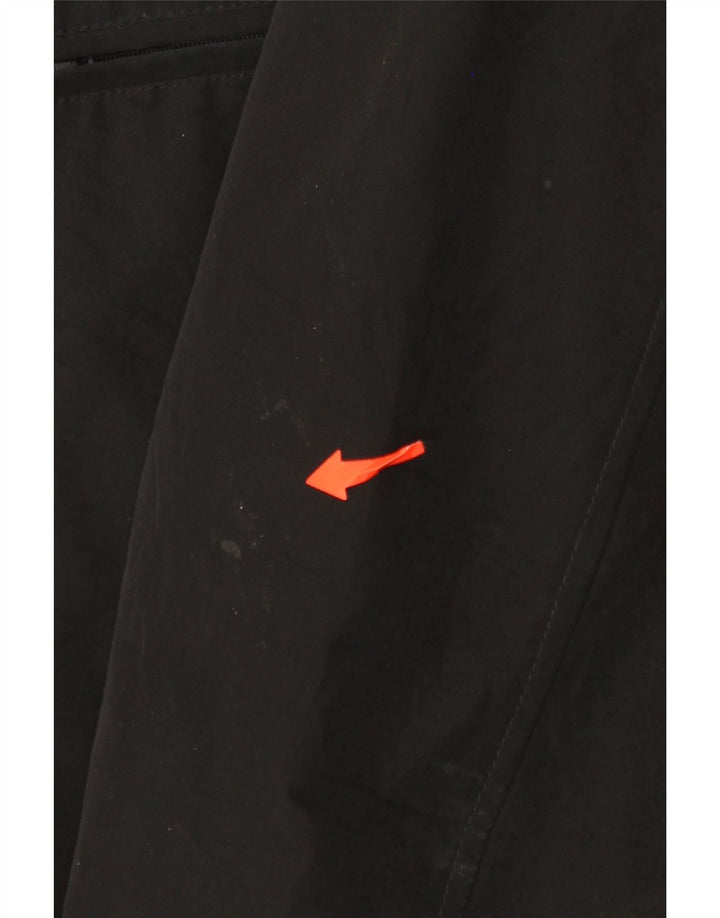 Blue Side Mens Loose Fit Utility Jacket UK 36 Small Black Polyester