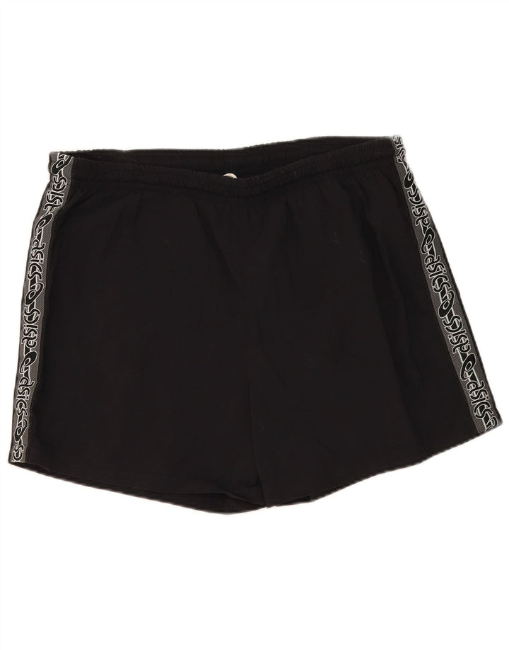 Asics Mens Graphic Sport Shorts XL Black Polyamide