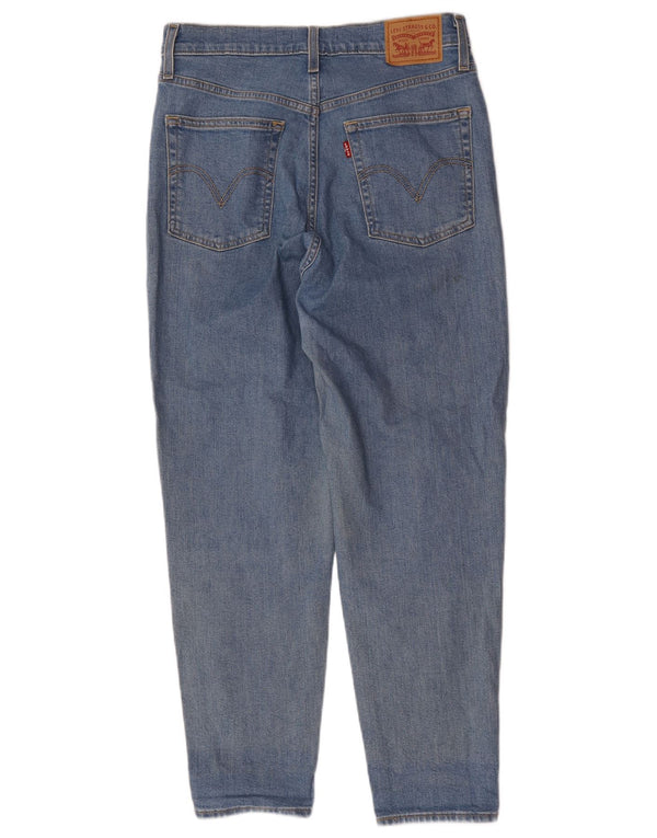 Levi's Womens Mom Jean High Waist Tapered Jeans W29 L27 Blue Cotton
