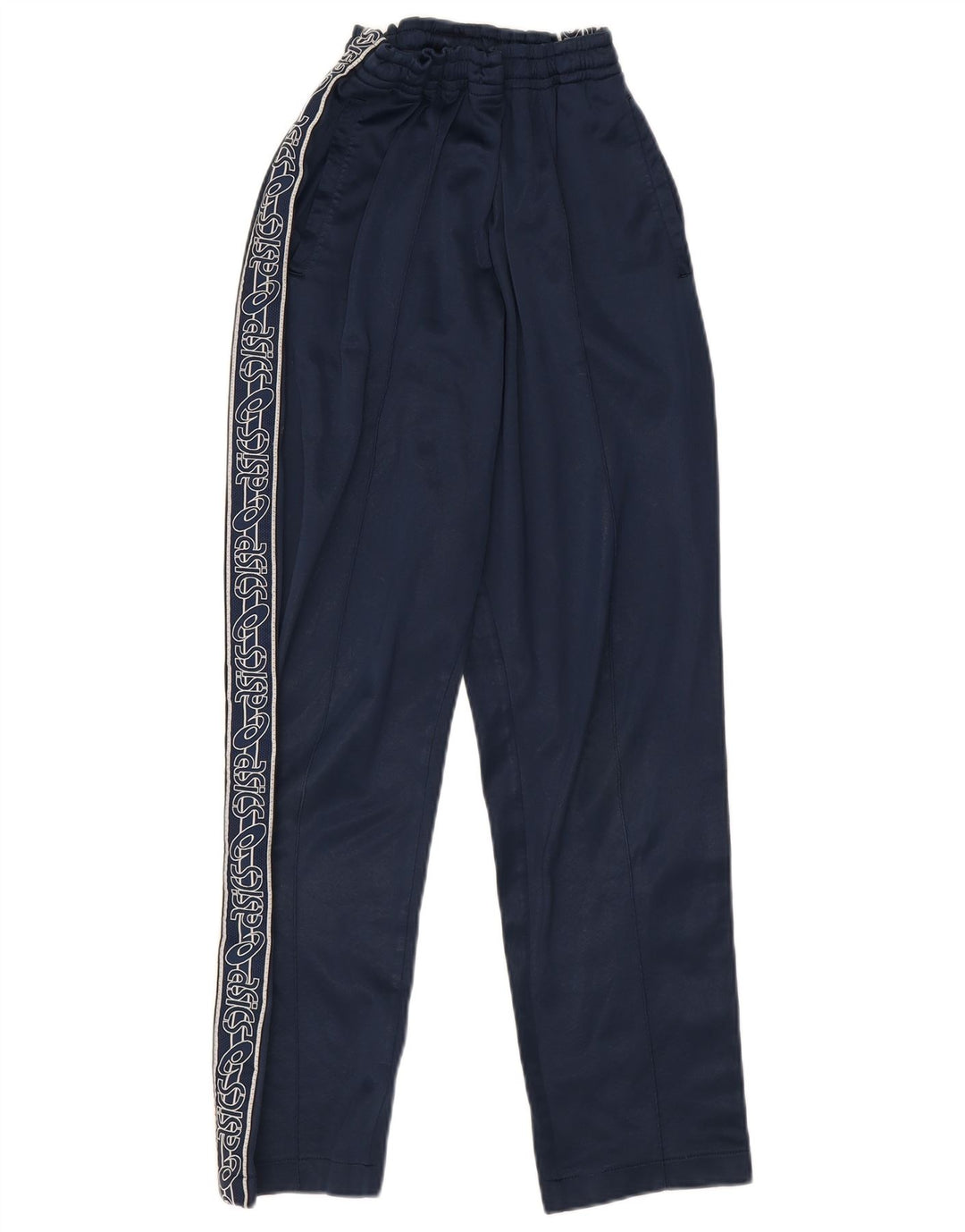 Asics Mens Graphic Tracksuit Trousers Small  Navy Blue