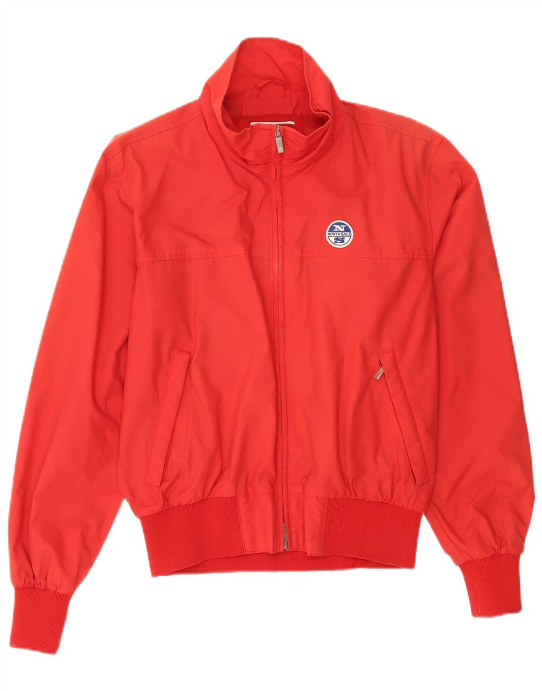 North Sails Mens Bomber Jacket UK 36 Small Red Polyamide