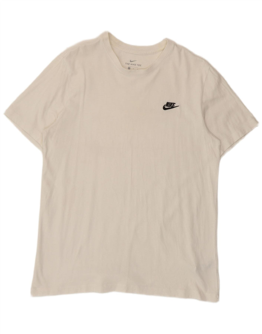 Nike Mens T-Shirt Top Large White Cotton