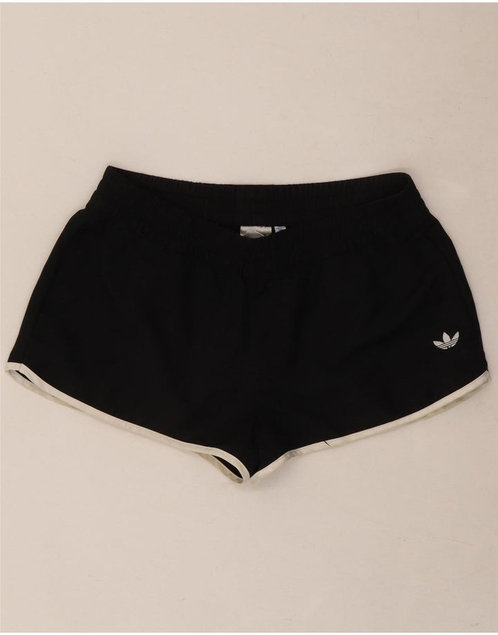 Adidas Womens Sport Shorts IT 42 Medium  Black Polyester