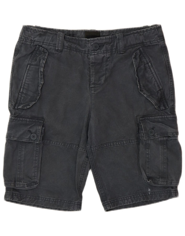 SUPERDRY Mens Cargo Shorts Medium W32  Grey Cotton