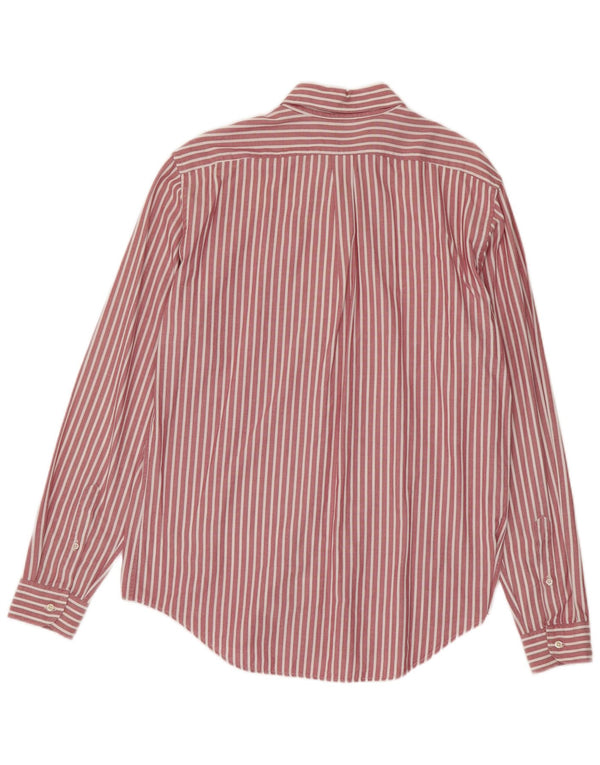 Avirex Mens Shirt XL Red Pinstripe Cotton
