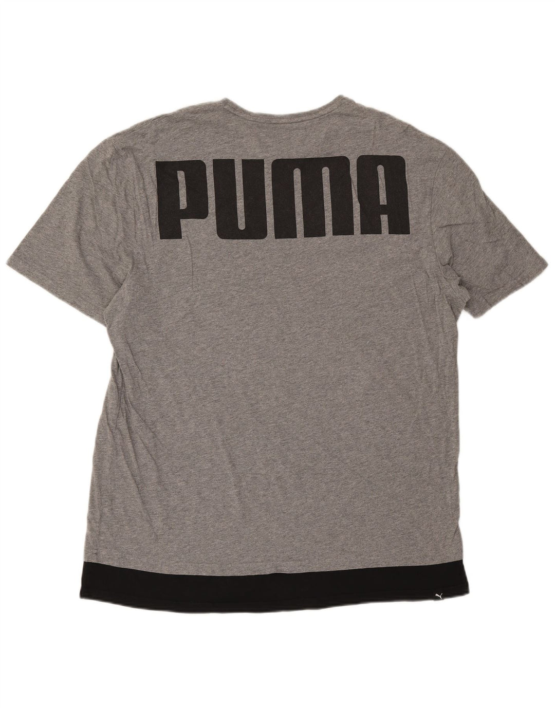 Puma Mens Graphic T-Shirt Top XL Grey