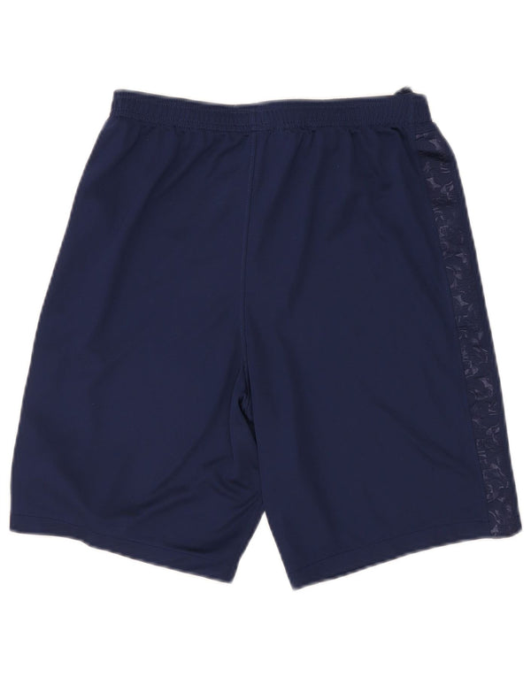 NIKE Boys Dri Fit Sport Shorts 13-14 Years XL Navy Blue Polyester