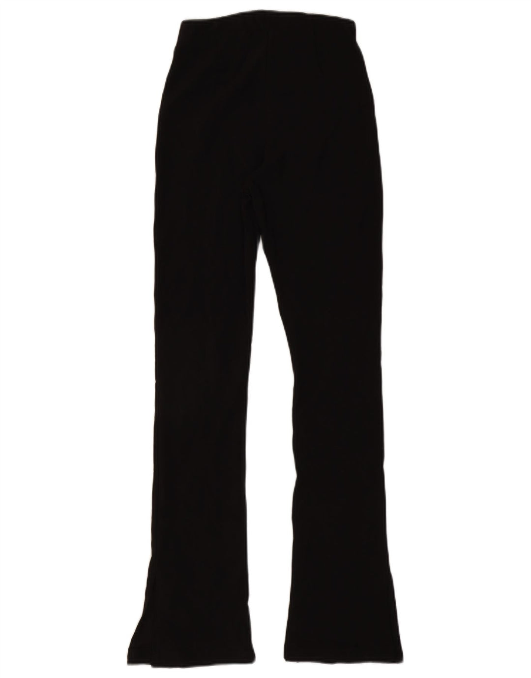 Zara Womens Flare Casual Trousers Small W26 L30 Black Polyester