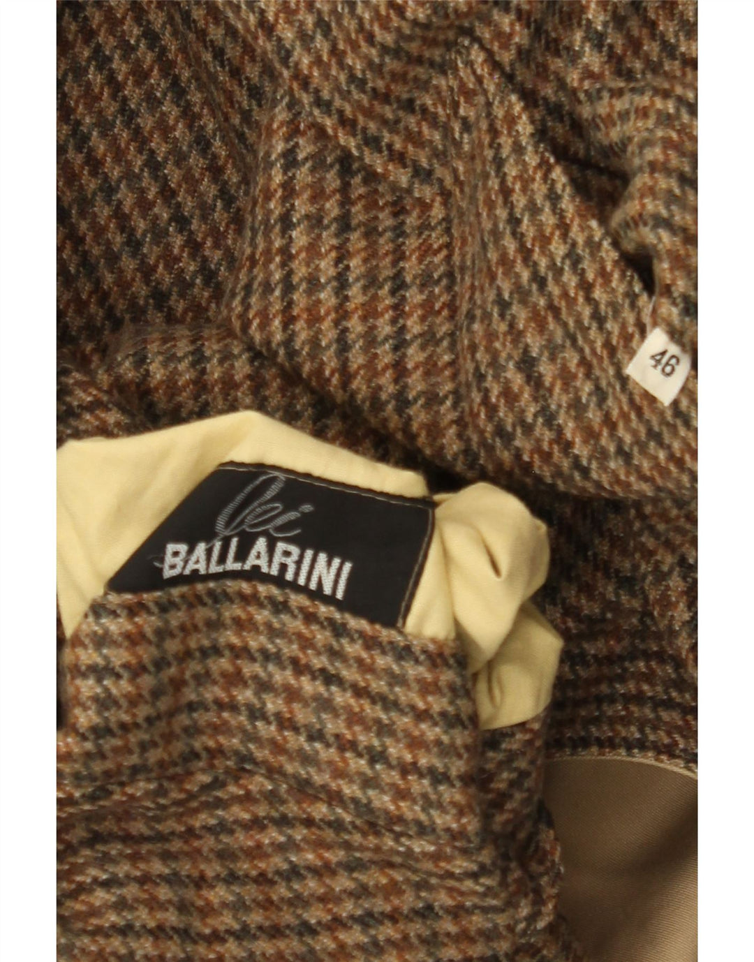 BALLARINI Womens Reversible Overcoat IT 46 Large Beige