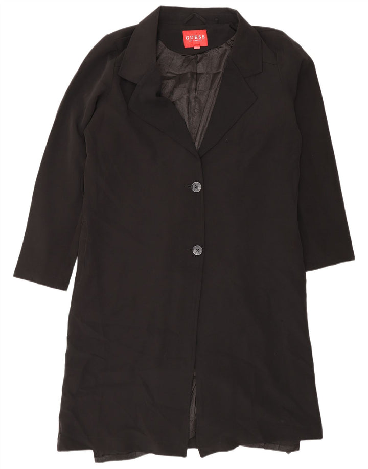 Guess Womens Overcoat UK 18 XL Black Polyester