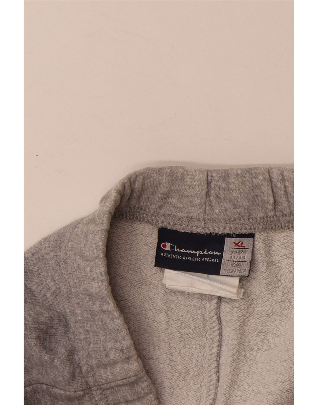 CHAMPION Boys Tracksuit Trousers Joggers 13-14 Years XL Grey Cotton