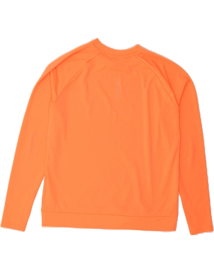 NIKE Womens Sweatshirt Jumper UK 14 Medium Orange Polyester Vintage Nike and Second-Hand Nike from Messina Hembry 