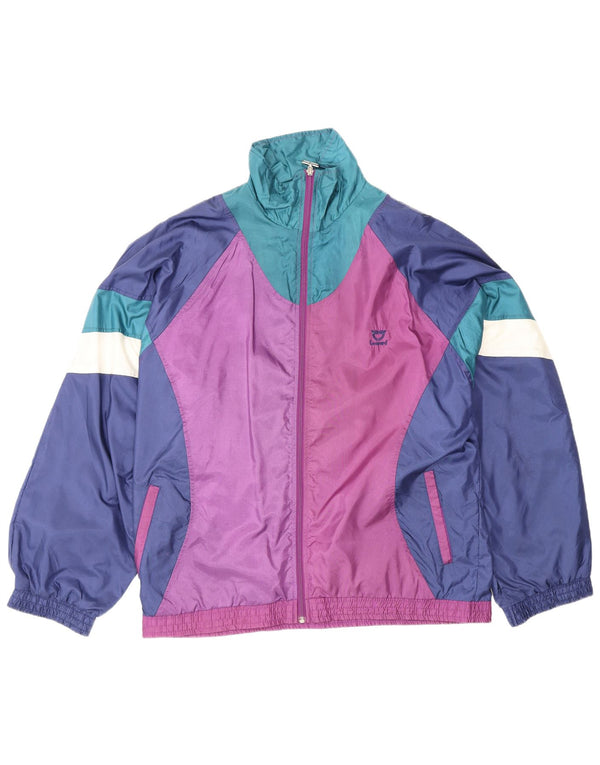 Leopard Mens Tracksuit Top Jacket UK 40/42 Medium Multicoloured Colourblock