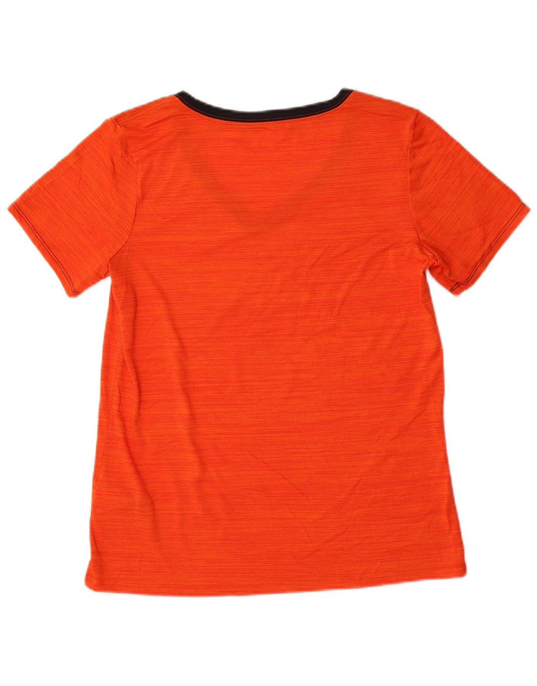 NIKE Womens Tigers Graphic T-Shirt Top UK 10 Small Orange Polyester