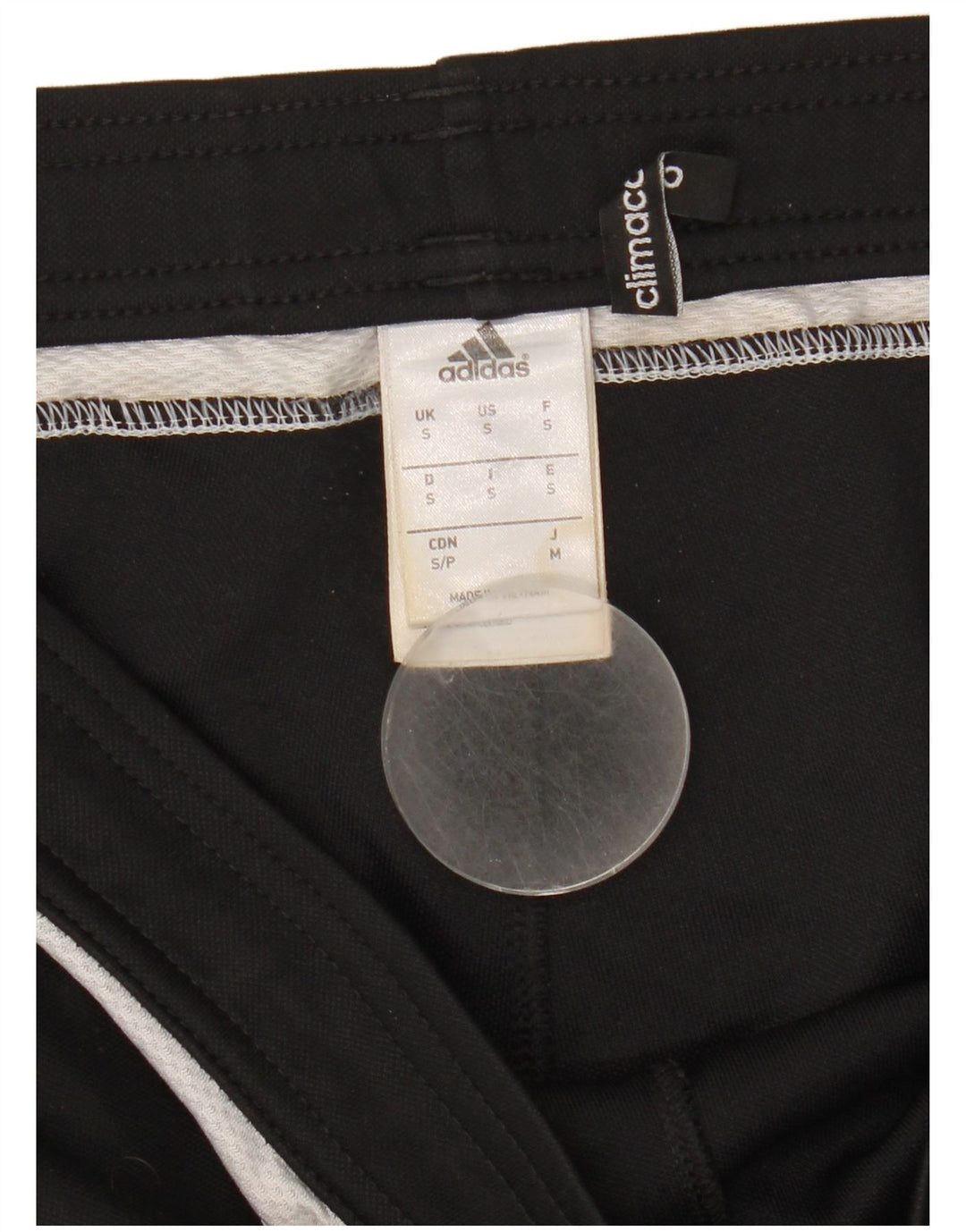 Adidas Mens Climacool Tracksuit Trousers Small Black Colourblock Polyester