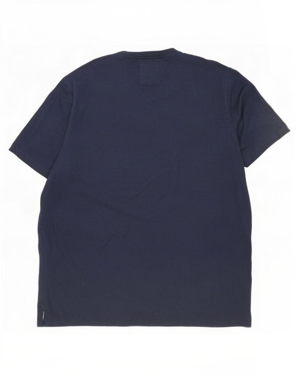 Crew Clothing Mens T-Shirt Top 2XL Navy Blue Cotton