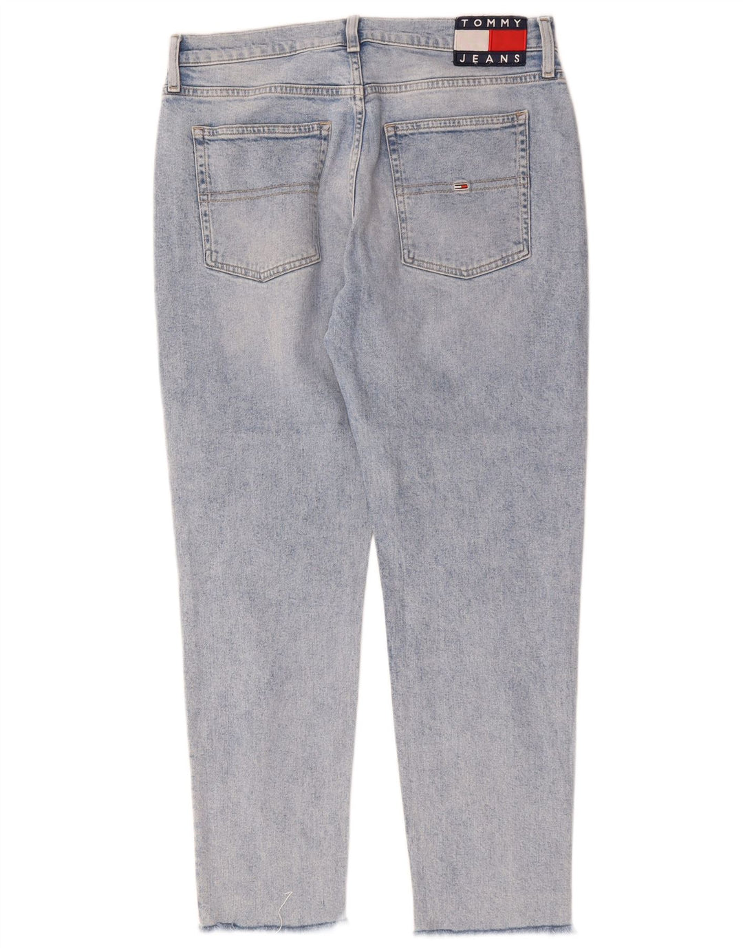 TOMMY HILFIGER Womens High Rise Slim Jeans W31 L28 Blue Cotton