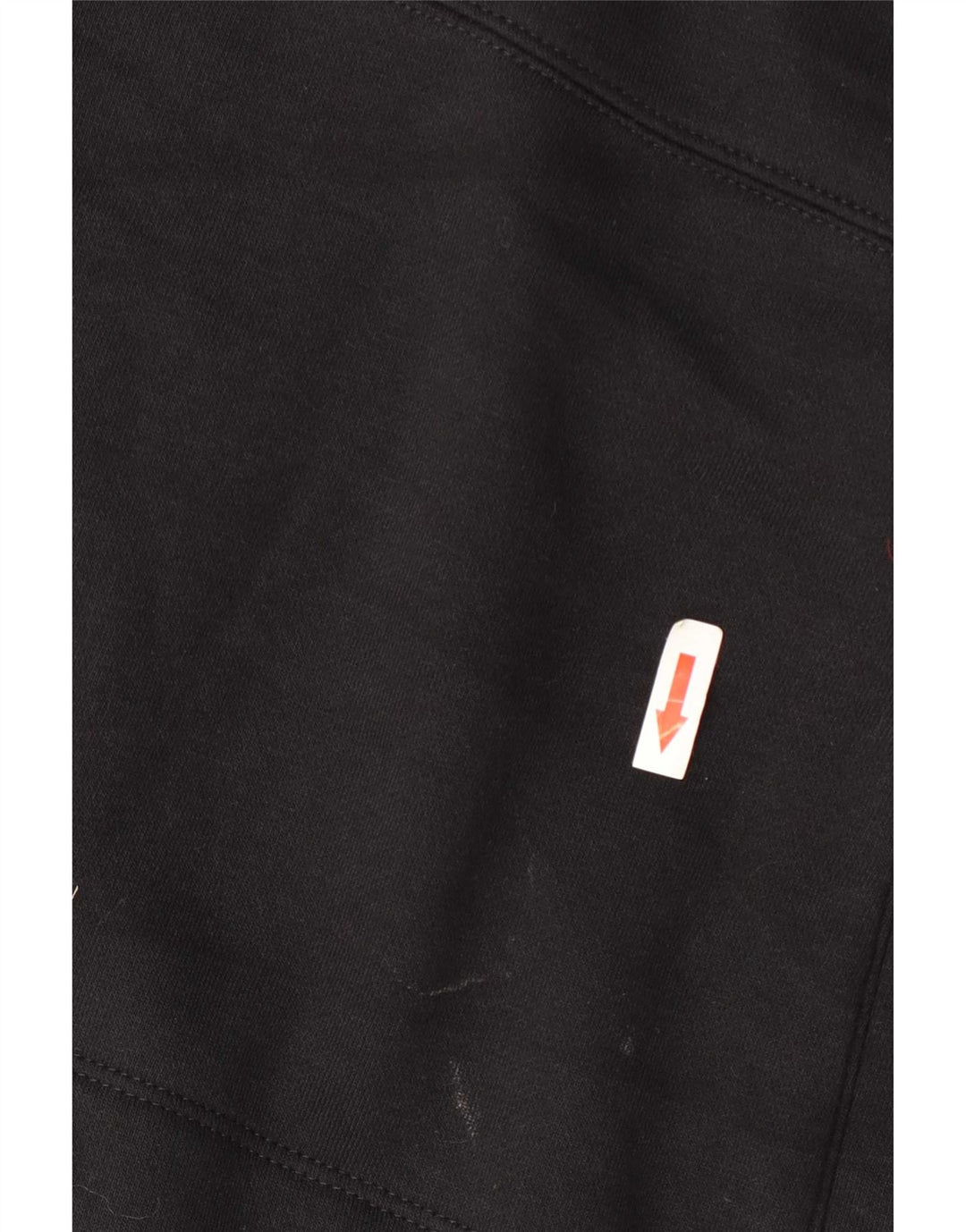 Adidas Womens Oversized Crop Button Neck Sweatshirt Jumper UK 8 Small Black