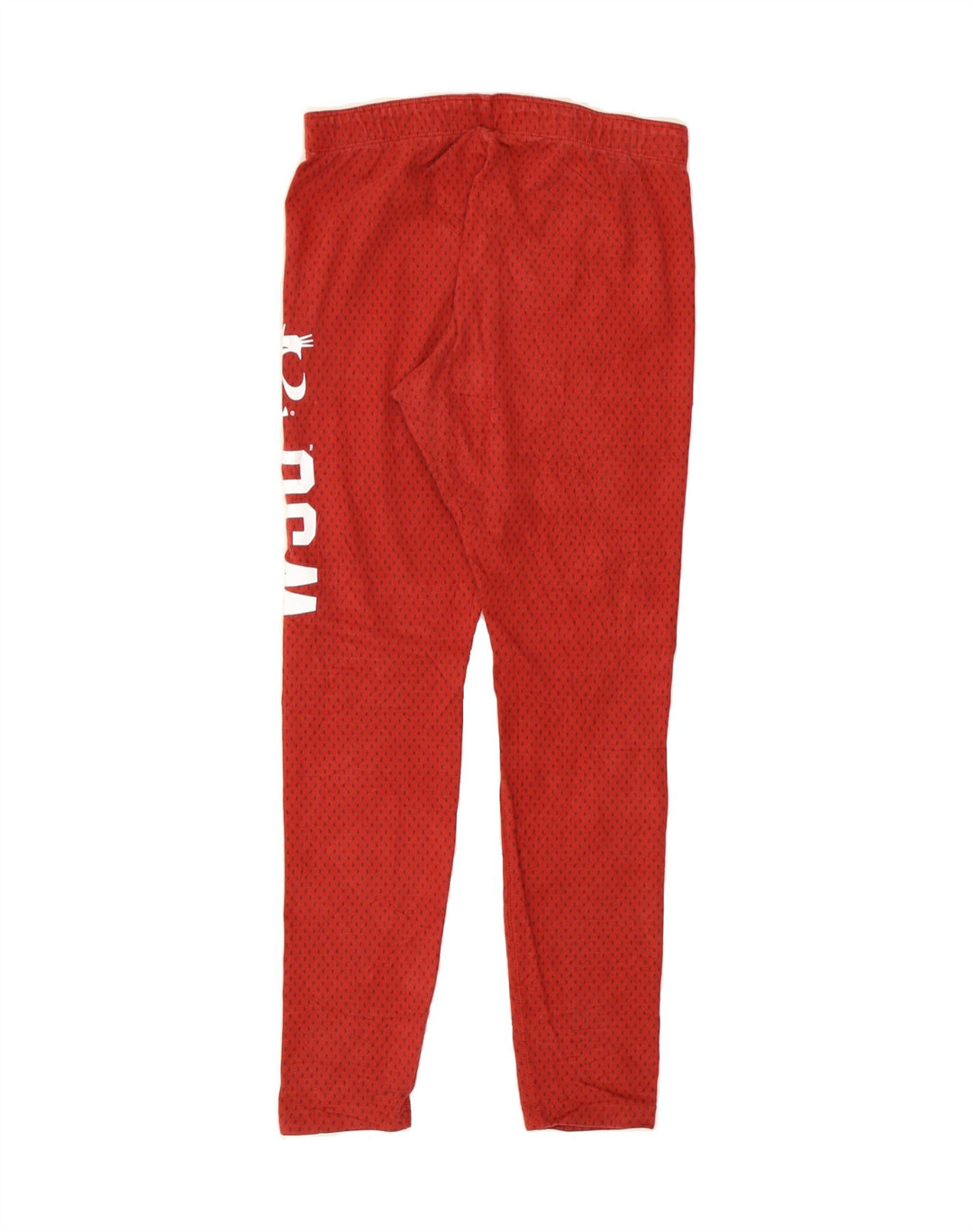 NIKE Womens Graphic Leggings UK 12 Medium  Red Spotted Cotton Vintage Nike and Second-Hand Nike from Messina Hembry 