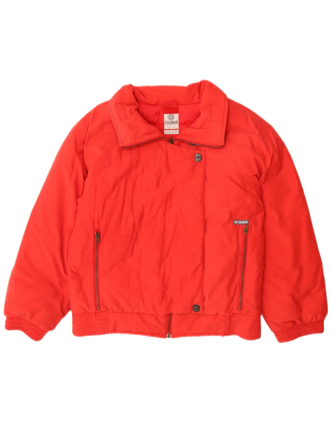 Colmar Womens Ski Jacket IT 44 Medium Red Cotton
